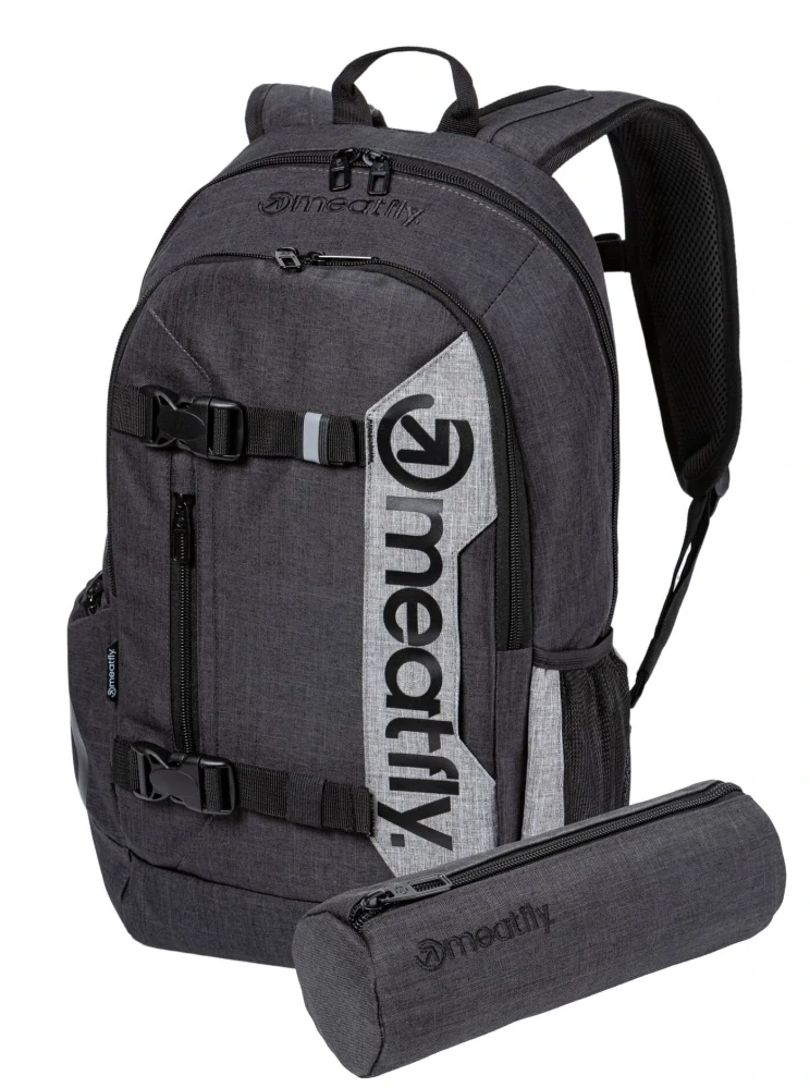 Batoh Meatfly Basejumper, Charcoal Heather / Grey Heather, 22 L