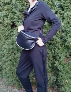 Crossbody kabelka -Dídesign -2226 černá, stříbrná
