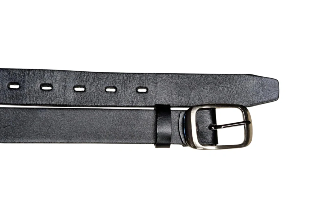 Dámský kožený opasek 30-192-63 - černý