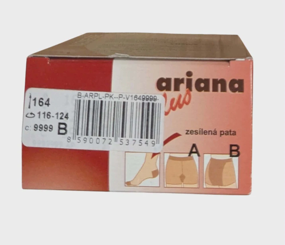ARIANA PLUS 20 - NADMĚRNÉ punčochové kalhoty - S PATOU