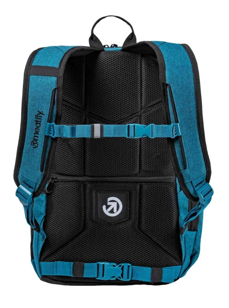 Batoh Meatfly Basejumper, Petrol Heather / Black, 22 L