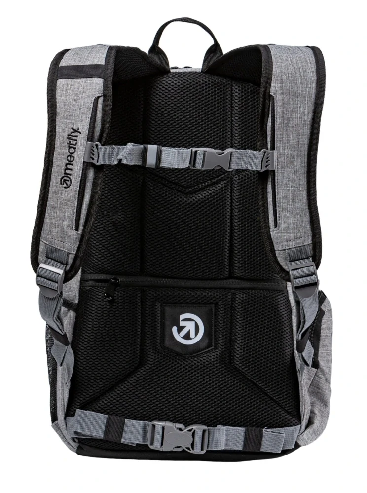 Batoh Meatfly Basejumper, Grey Heather / Black, 22 L