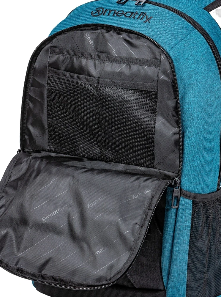 Batoh Meatfly Basejumper, Petrol Heather / Black, 22 L