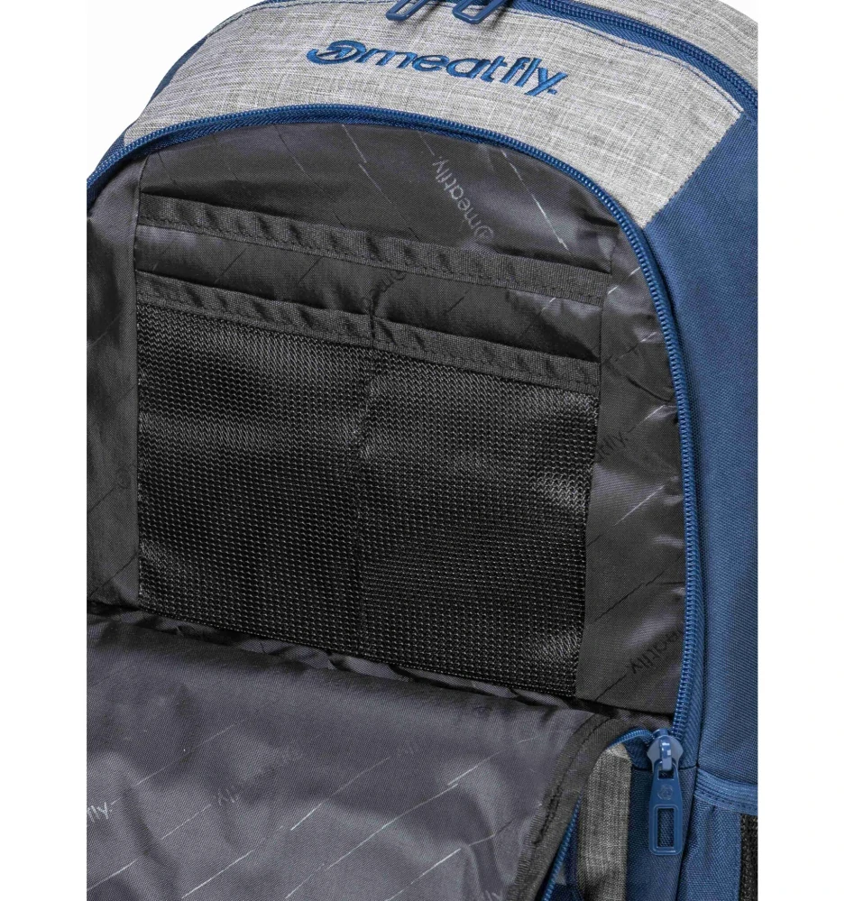 Batoh Meatfly Basejumper, Blue / Grey Heather, 22 L