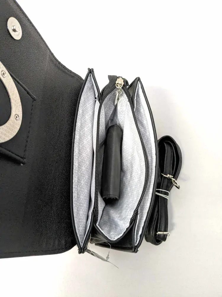 Elegantní kabelka HURT H-538 (10) černá barva