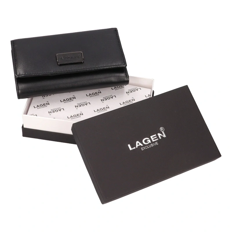 Dámská peněženka LAGEN 6129-224 ČERNÁ BLK