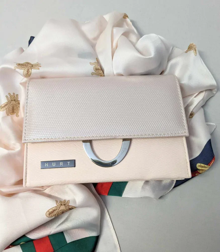 Elegantní kabelka HURT H-538 (17) světle růžová barva