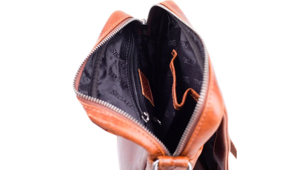 Pánská taška přes rameno kožená SEGALI 171 tan