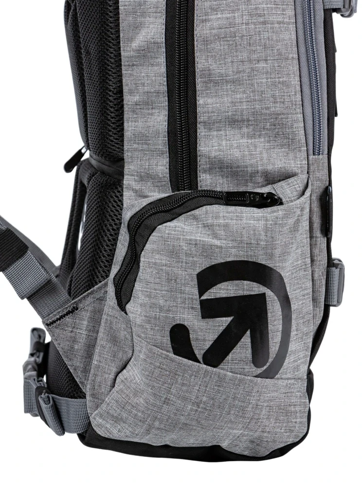 Batoh Meatfly Basejumper, Grey Heather / Black, 22 L