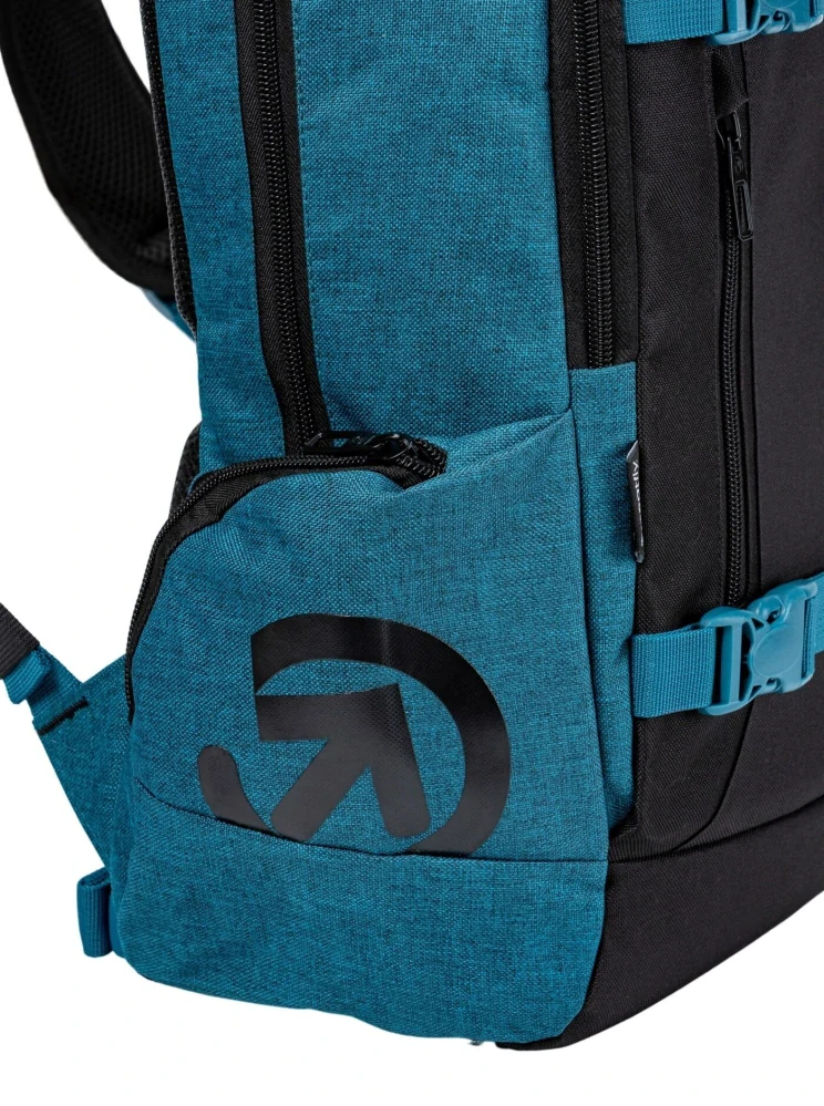 Batoh Meatfly Basejumper, Petrol Heather / Black, 22 L
