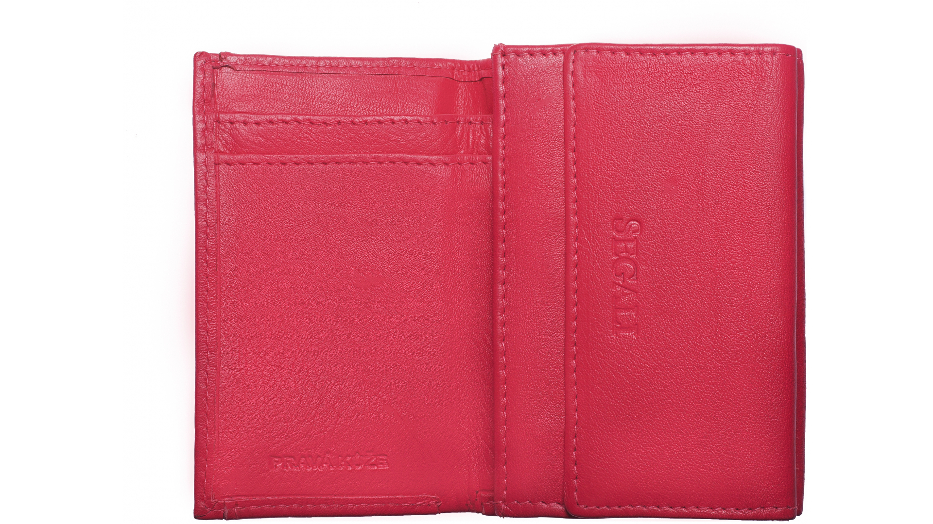 Kožená peněženka  SG-1756 hot pink