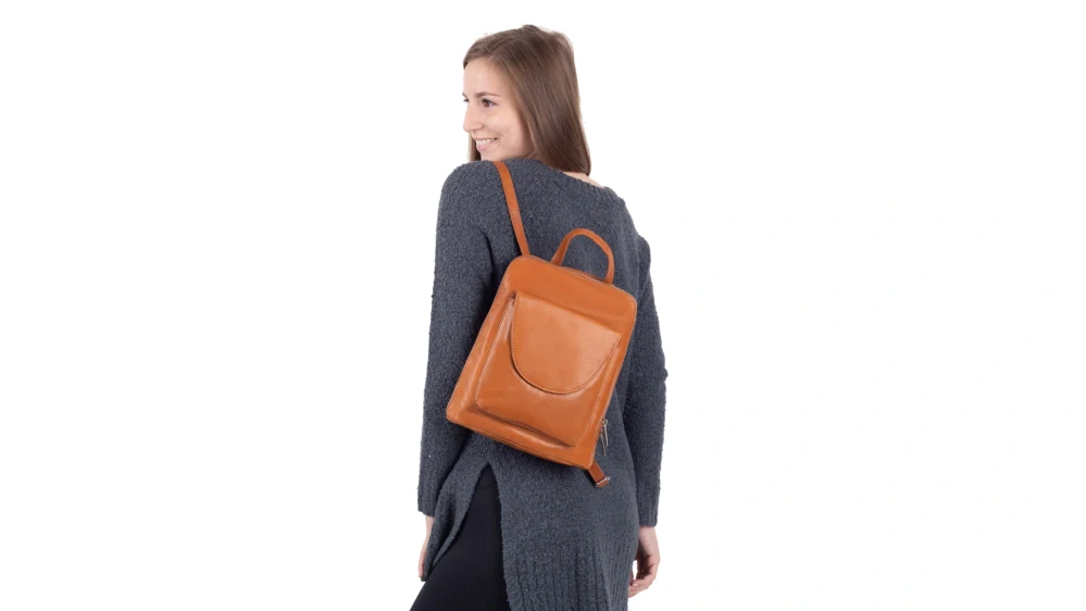 Batoh SEGALI SG-9062 - koňak