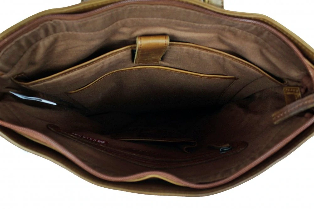 Unisex kožený batoh SENDI DESIGN  Red Brown 