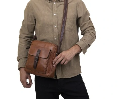 Pánská taška přes rameno SEGALI 29405 MID TAN