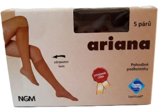 ARIANA 20 - PODKOLENKY 5 PÁRŮ univerzální velikost