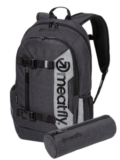 Batoh Meatfly Basejumper, Charcoal Heather / Grey Heather, 22 L