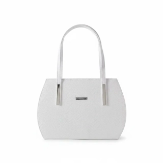 Dámská koženková kabelka HURT V-627 (1) bílá