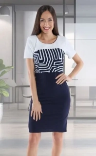 Dámské pouzdrové šaty BEATA-06-508 