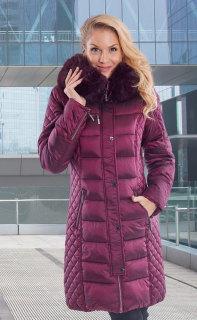 Dámská zimní bunda IRENA - vínová