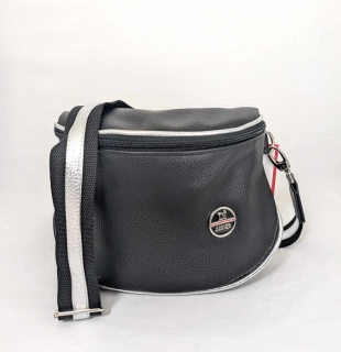 Crossbody kabelka 2226 černá, zlatá barva