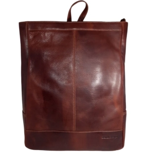 Unisex kožený batoh SENDI DESIGN  Red Brown 