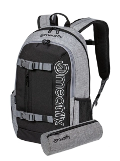 Batoh Meatfly Basejumper, Grey Heather / Black, 22 L